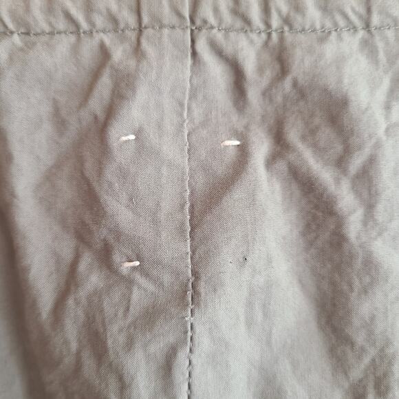 Rebecca Taylor Poplin Dress Olive La Vie Embroidered Large Balloon Sleeve Boho - Picture 7 of 8